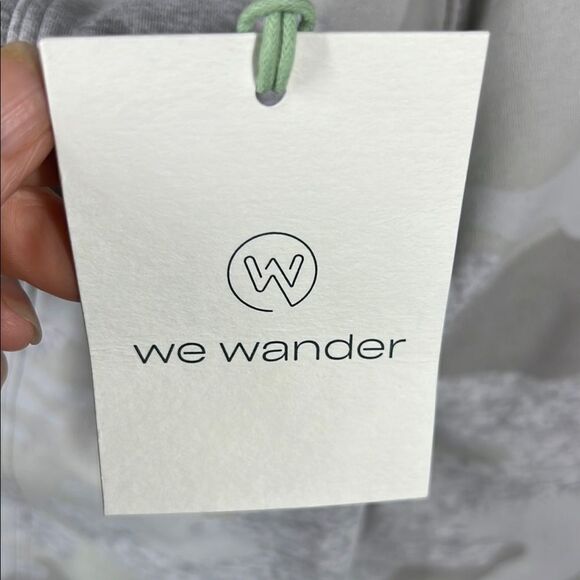 White and Gray Track Pants with Camouflage Pattern and Elastic Waistband - Picture 9 of 11